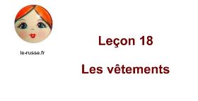 Parlons russe ! Leçon 15. Les mois et les jours de la semaine